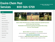 Tablet Screenshot of envirochempestservices.com